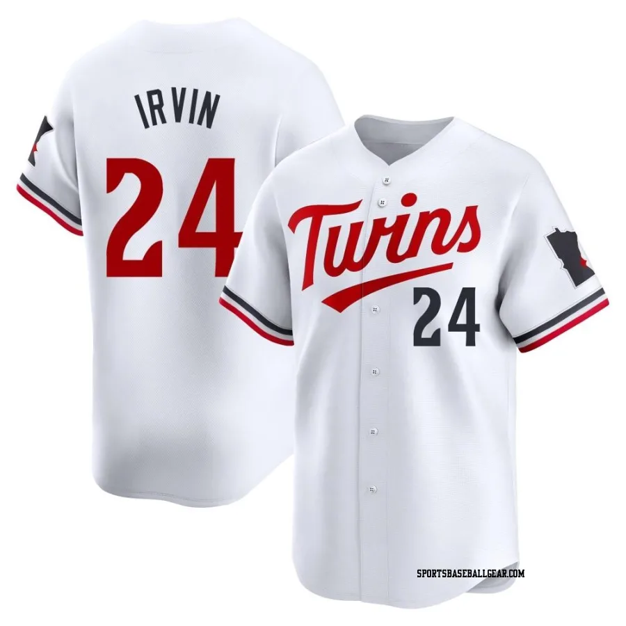 Cole Irvin Youth Minnesota Twins White Limited Home Jersey