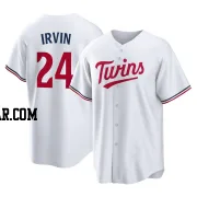 Cole Irvin Youth Minnesota Twins White Replica Home Jersey