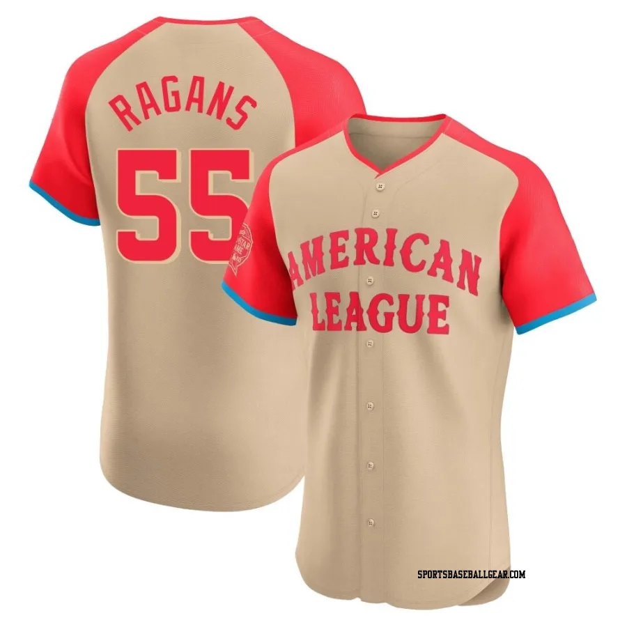 Cole Ragans Men's Kansas City Royals Cream Elite American League 2024 All-Star Game Jersey