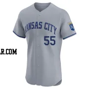 Cole Ragans Men's Kansas City Royals Gray Elite Road Jersey