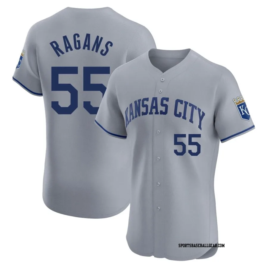 Cole Ragans Men's Kansas City Royals Gray Elite Road Jersey