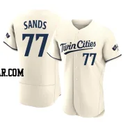 Cole Sands Men's Minnesota Twins Cream Authentic Alternate 2023 Jersey