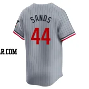 Cole Sands Men's Minnesota Twins Gray Limited Road Jersey