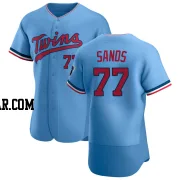 Cole Sands Men's Minnesota Twins Light Blue Authentic Alternate Jersey