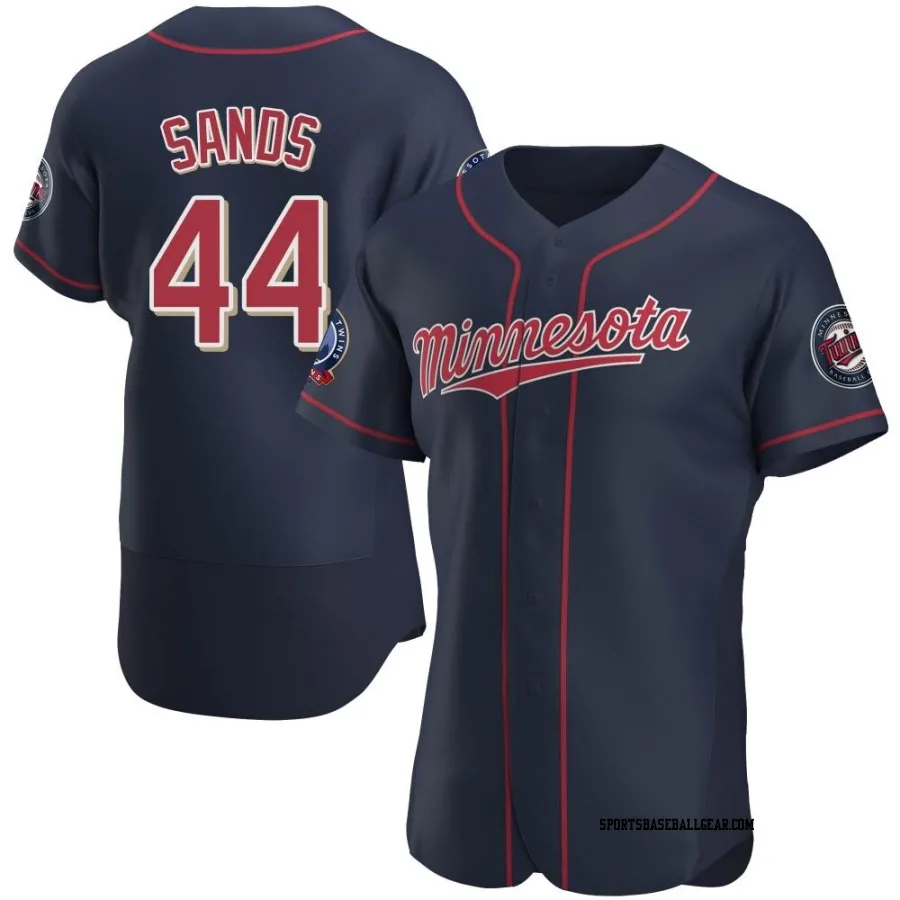 Cole Sands Men's Minnesota Twins Navy Authentic Alternate 60th Season Jersey