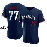 Cole Sands Men's Minnesota Twins Navy Authentic Alternate Jersey