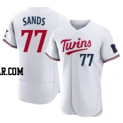 Cole Sands Men's Minnesota Twins White Authentic Home Jersey