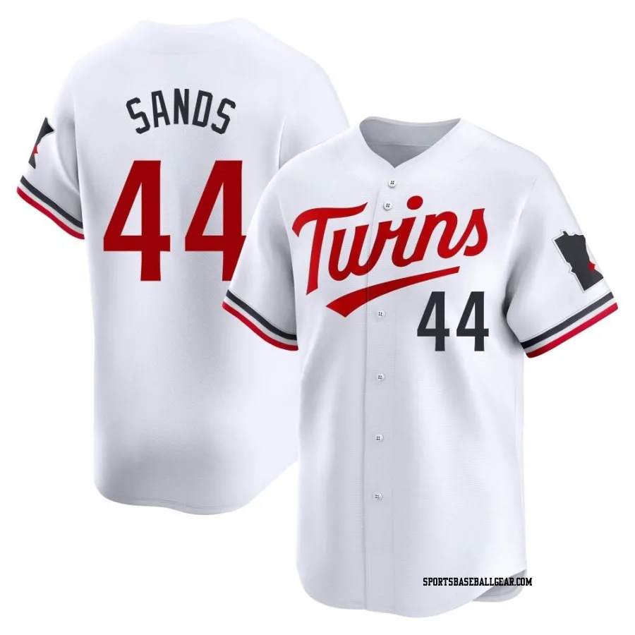 Cole Sands Men's Minnesota Twins White Limited Home Jersey