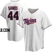 Cole Sands Men's Minnesota Twins White Replica Home Jersey