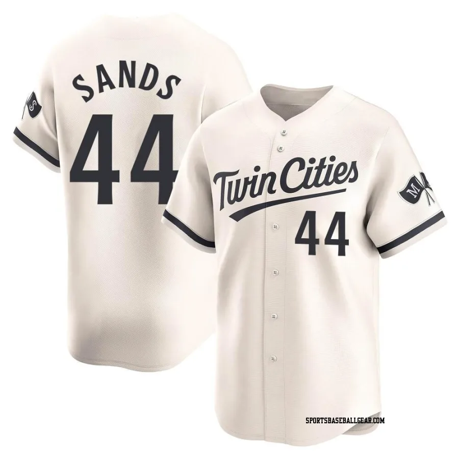 Cole Sands Youth Minnesota Twins Cream Limited Alternate Jersey