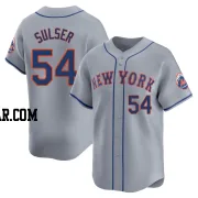 Cole Sulser Men's New York Mets Gray Limited Away Jersey