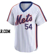 Cole Sulser Men's New York Mets White Limited Cooperstown Collection Jersey