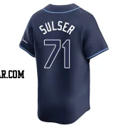 Cole Sulser Men's Tampa Bay Rays Navy Limited Away Jersey