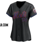 Cole Sulser Women's New York Mets Black Limited Alternate Jersey