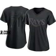 Cole Sulser Women's Tampa Bay Rays Black Authentic Pitch Fashion Jersey