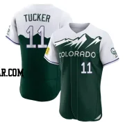 Cole Tucker Men's Colorado Rockies Green Authentic 2022 City Connect Jersey