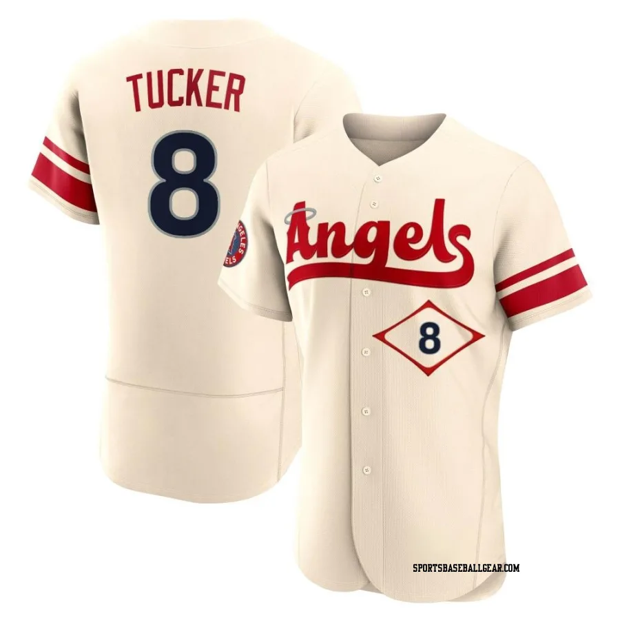 Cole Tucker Men's Los Angeles Angels Cream Authentic 2022 City Connect Jersey