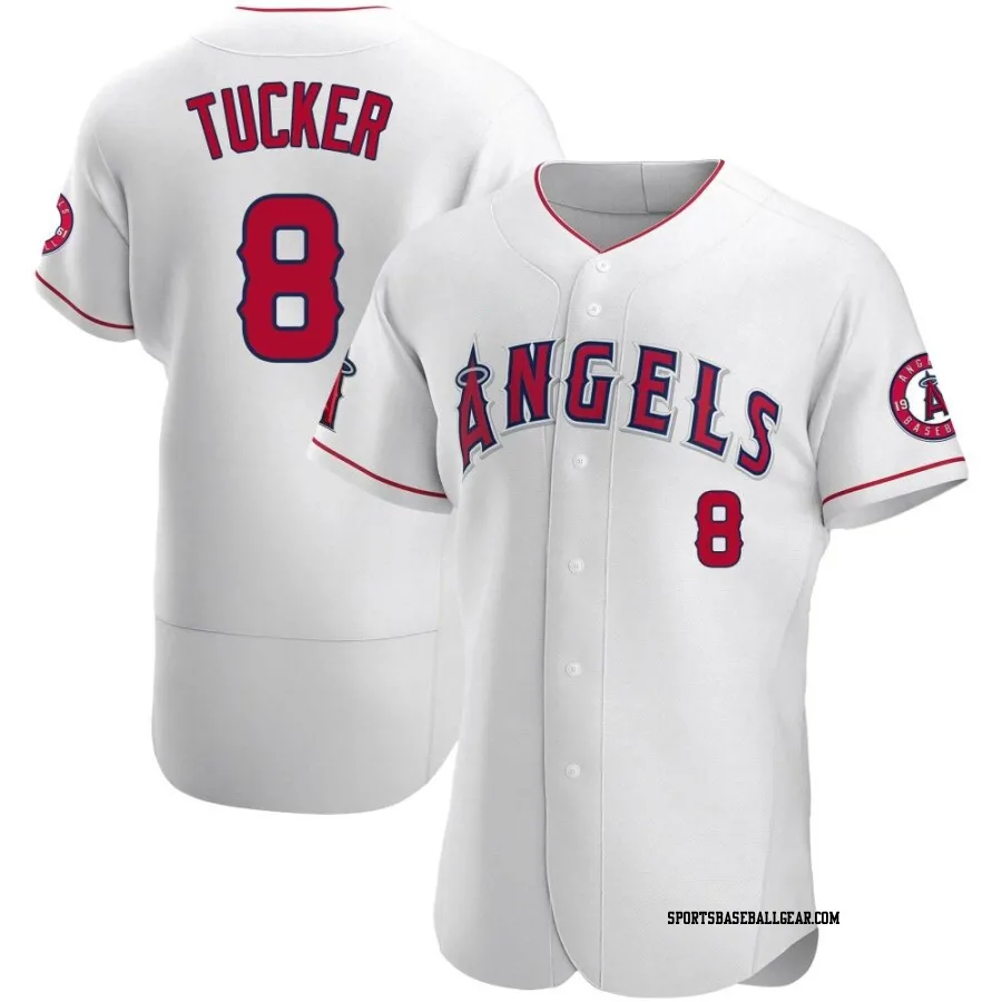 Cole Tucker Men's Los Angeles Angels White Authentic Jersey