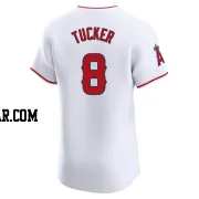 Cole Tucker Men's Los Angeles Angels White Elite Home Jersey