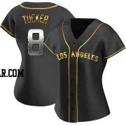 Cole Tucker Women's Los Angeles Angels Black Golden Replica Alternate Jersey