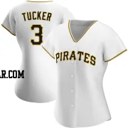 Cole Tucker Women's Pittsburgh Pirates White Authentic Home Jersey