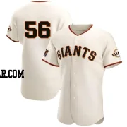 Cole Waites Men's San Francisco Giants Cream Authentic Home Jersey