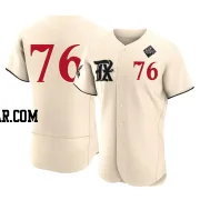 Cole Winn Men's Texas Rangers Cream Authentic 2023 City Connect 2023 World Series Jersey