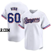 Cole Winn Men's Texas Rangers Gold Limited White 2024 Collection Jersey