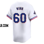 Cole Winn Men's Texas Rangers Gold Limited White 2024 Collection Jersey