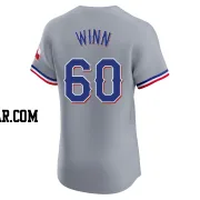 Cole Winn Men's Texas Rangers Gray Elite Road Jersey