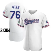 Cole Winn Men's Texas Rangers White Authentic Home Jersey