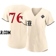 Cole Winn Women's Texas Rangers Cream Authentic 2023 City Connect 2023 World Series Jersey