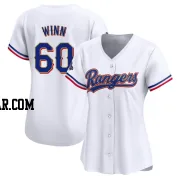 Cole Winn Women's Texas Rangers Gold Limited White 2024 Collection Jersey