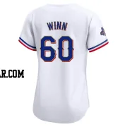 Cole Winn Women's Texas Rangers Gold Limited White 2024 Collection Jersey