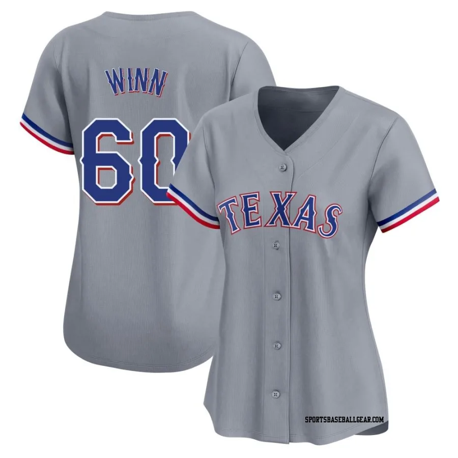 Cole Winn Women's Texas Rangers Gray Limited Away Jersey