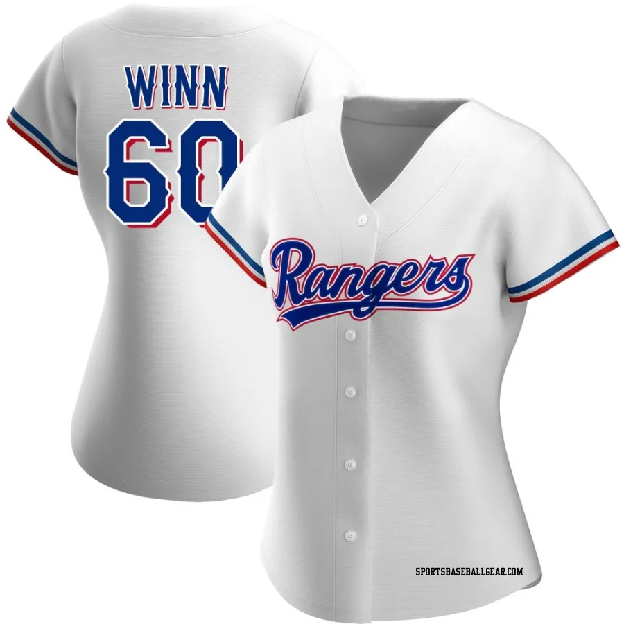 Cole Winn Women's Texas Rangers White Authentic Home Jersey