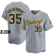 Colin Holderman Youth Pittsburgh Pirates Gray Limited Away Jersey