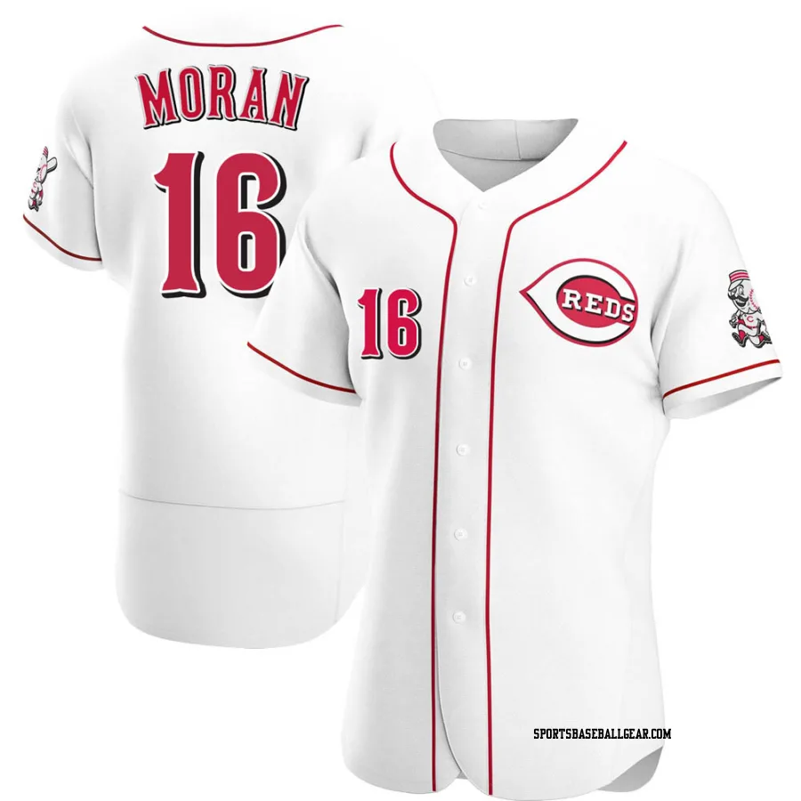 Colin Moran Men's Cincinnati Reds White Authentic Home Jersey