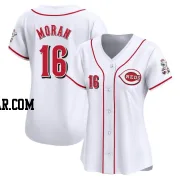 Colin Moran Women's Cincinnati Reds White Limited Home Jersey