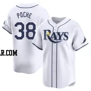 Colin Poche Youth Tampa Bay Rays White Limited Home Jersey