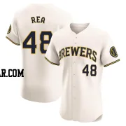 Colin Rea Men's Milwaukee Brewers Cream Elite Home Jersey