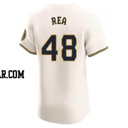 Colin Rea Men's Milwaukee Brewers Cream Elite Home Jersey