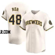 Colin Rea Men's Milwaukee Brewers Cream Limited Home Jersey