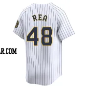 Colin Rea Men's Milwaukee Brewers White Limited Alternate Jersey