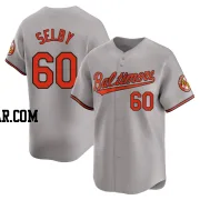 Colin Selby Men's Baltimore Orioles Gray Limited Road Jersey