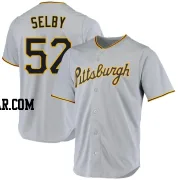 Colin Selby Men's Pittsburgh Pirates Gray Replica Road Jersey