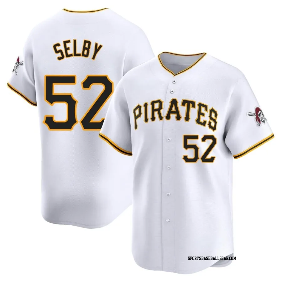 Colin Selby Men's Pittsburgh Pirates White Limited Home Jersey