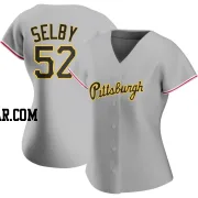 Colin Selby Women's Pittsburgh Pirates Gray Authentic Road Jersey