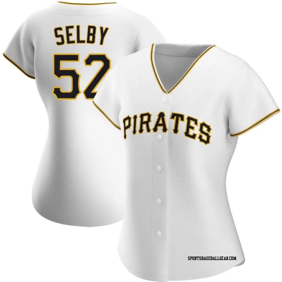 Colin Selby Women's Pittsburgh Pirates White Authentic Home Jersey