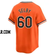 Colin Selby Youth Baltimore Orioles Orange Limited Cooperstown Collection Jersey